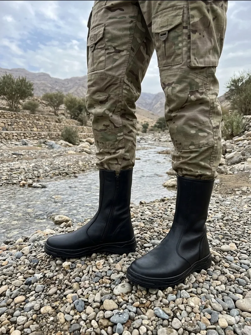 Boots cuir